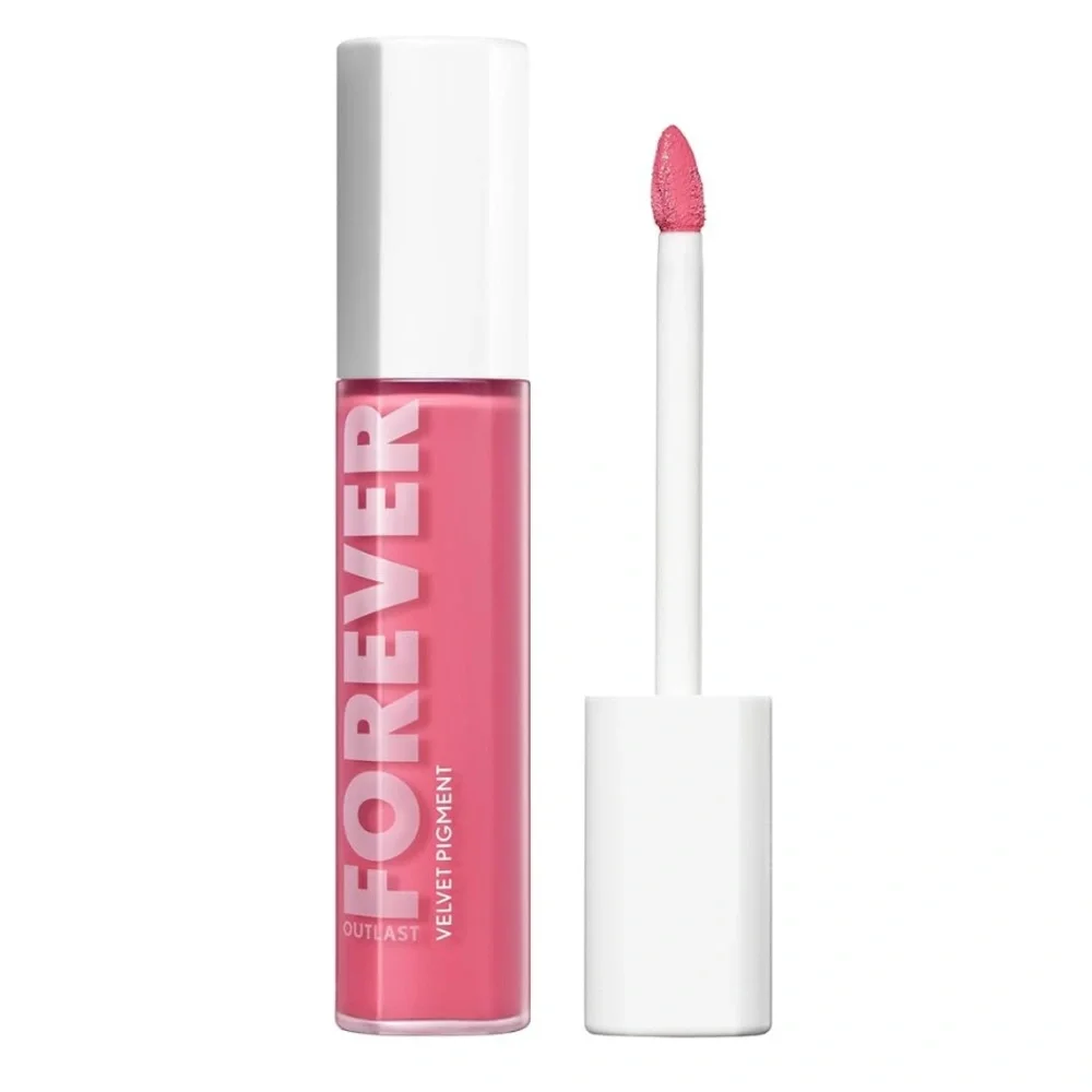 COVERGIRL Outlast Forever Velvet Pigment, 400 Skies Pink, Matte Lipstick